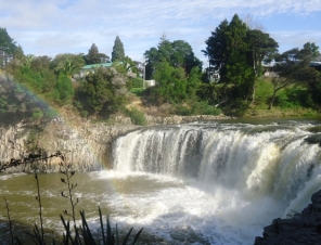 haruru falls in flood mode